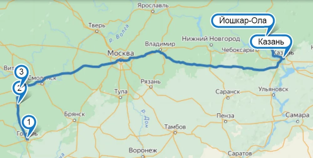 Тур из Гомеля в Казань