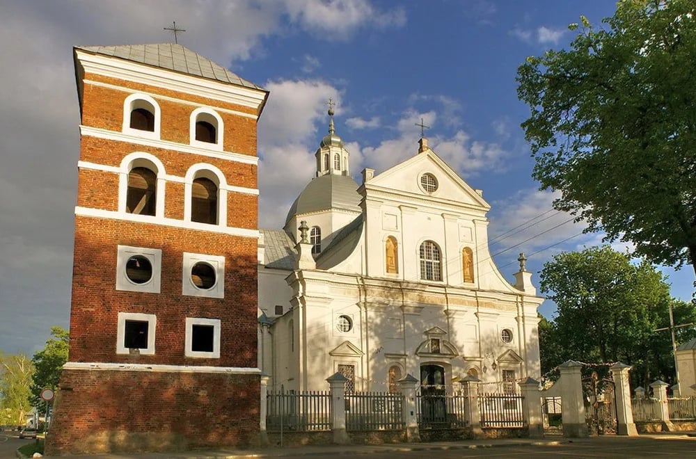 Интерьер Фарного костёла в Несвиже