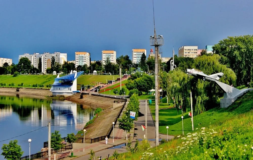 Речица, вид на город