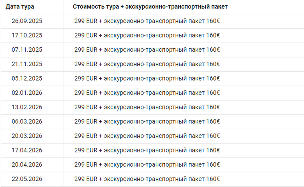 Туры в Италию